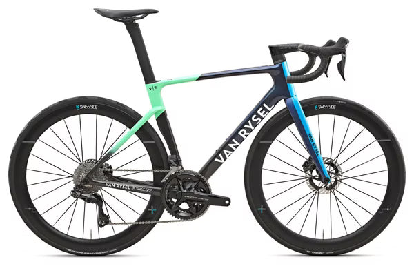 Vélo de Route Van Rysel RCR Pro Team Shimano Dura-Ace Di2 12V 700 mm Bleu Decathlon AG2R La Mondiale