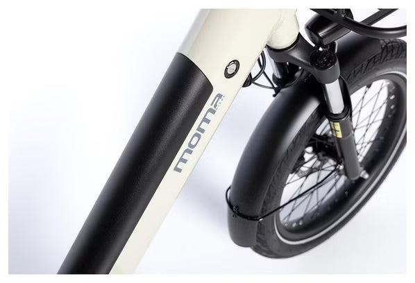 MOMA BIKES Cargobike Electrique Compactail SHIMANO 7v jusqu'a 100 km Baterrie 48V15Ah