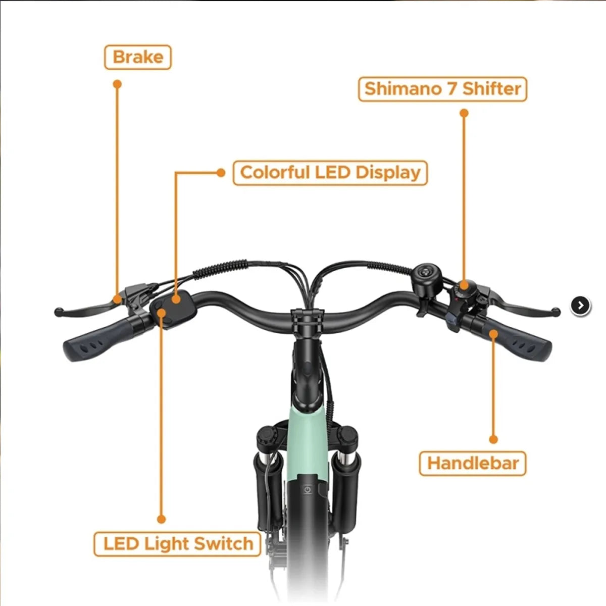 Hillmiles Milecity 1 Vélo électrique 26" Moteur 250W Batterie Amovible 36V 13Ah