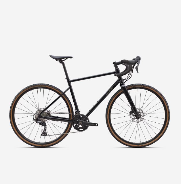 VAN RYSEL-Vélo gravel Shimano GRX 2x12v GRVL AF noir