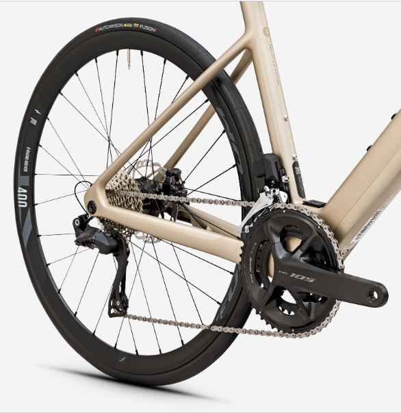 VAN RYSEL Vélo route carbone électrique - e-edr cf mahle x20 shimano 105 di2